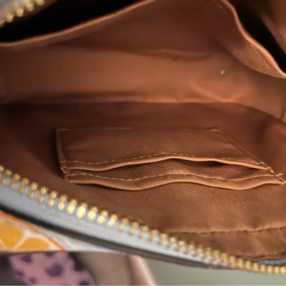 Coach Orange Print Crossbody Bag - Picture 9 of 9